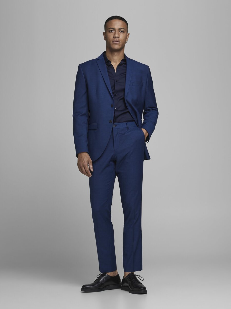 Hemd van het merk Jack & Jones Premium in het Marine