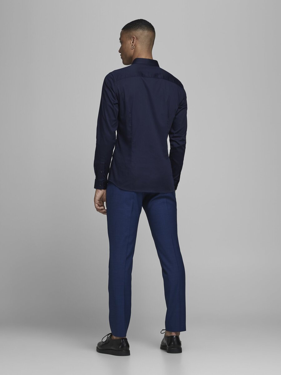 Hemd van het merk Jack & Jones Premium in het Marine