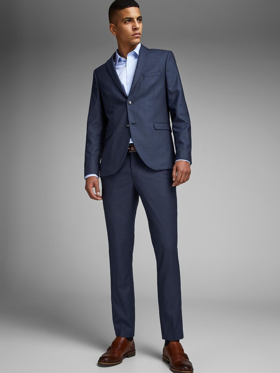 Broek van het merk Jack & Jones Premium in het Marine
