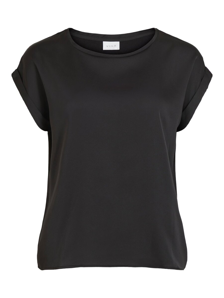 T-shirt van het merk Vila in het Zwart