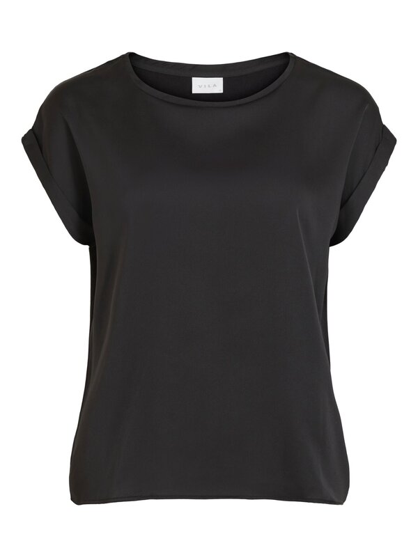 T-shirt van het merk Vila in het Zwart