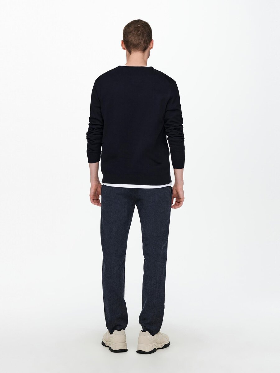 Pull van het merk Only & Sons in het Marine