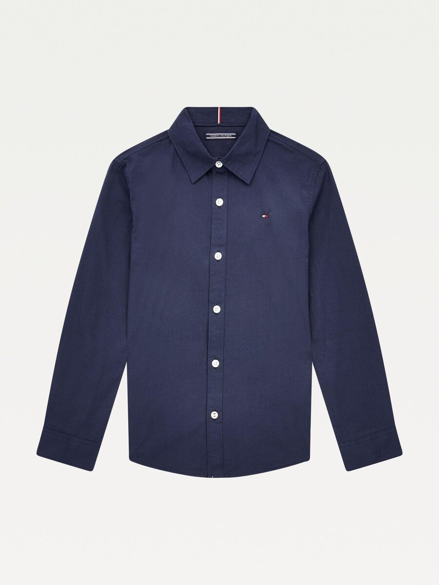 Hemd van het merk Tommy Hilfiger in het Marine