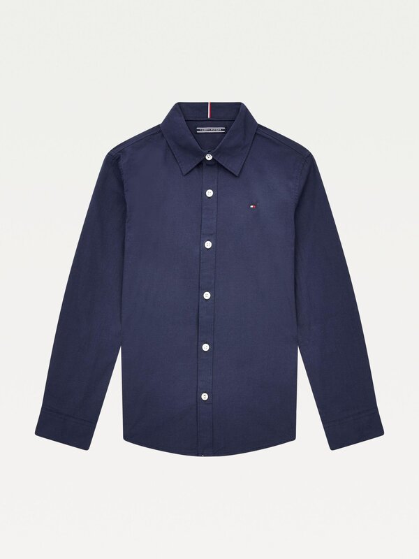 Hemd van het merk Tommy Hilfiger in het Marine