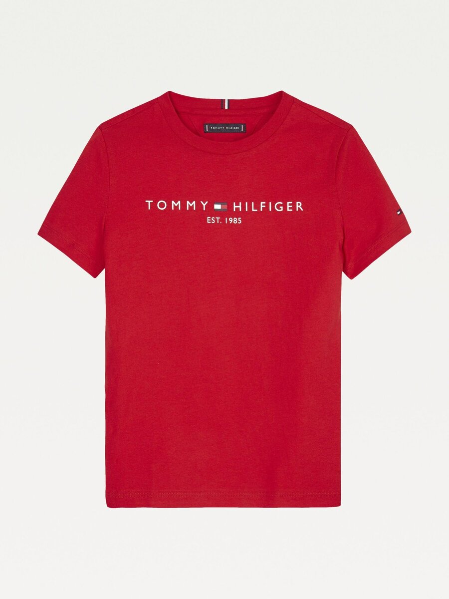 T-shirt van het merk Tommy Hilfiger in het Rood