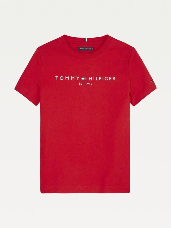 T-shirt van het merk Tommy Hilfiger in het Rood