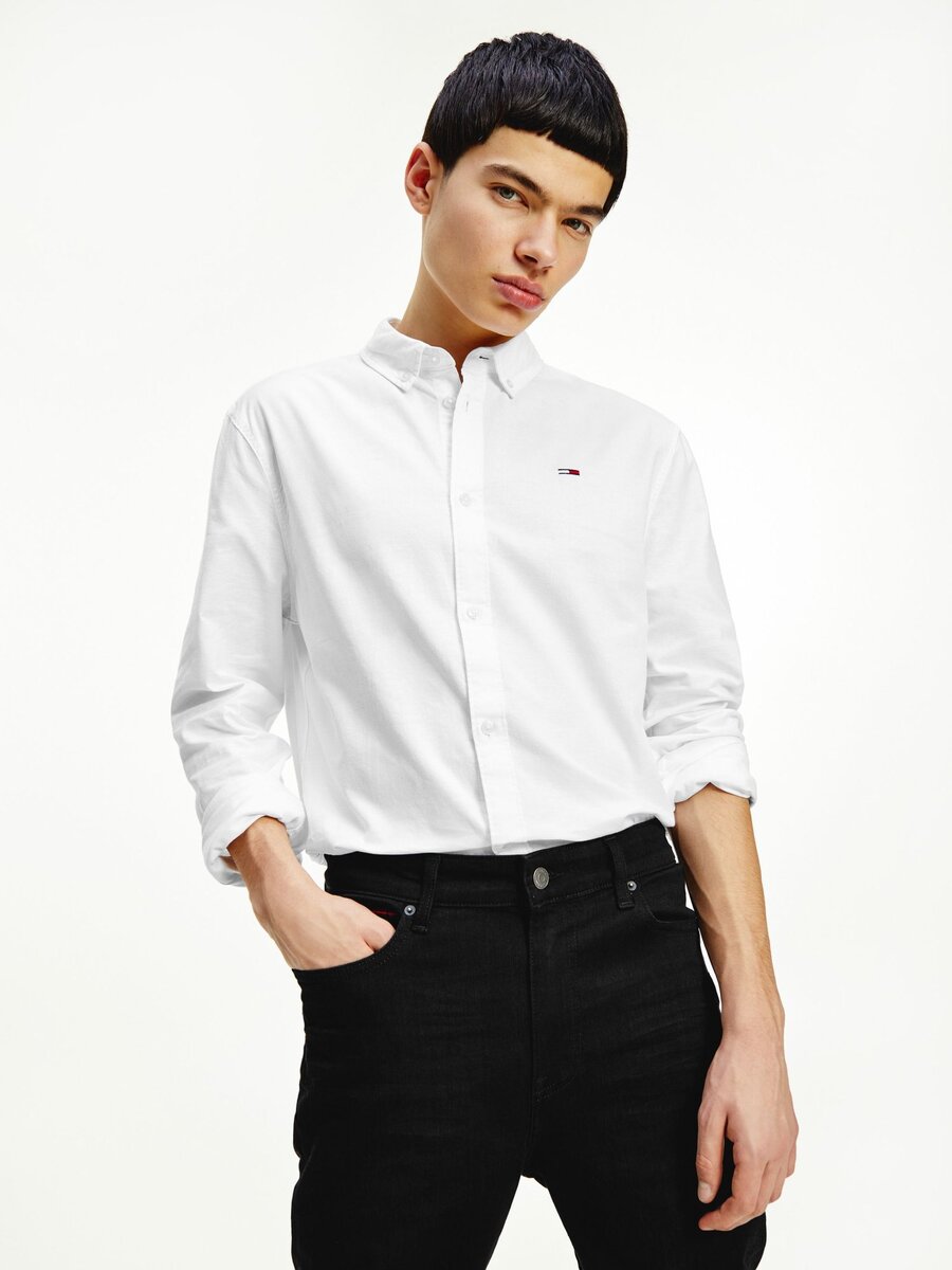 Hemd van het merk Tommy Jeans in het Wit
