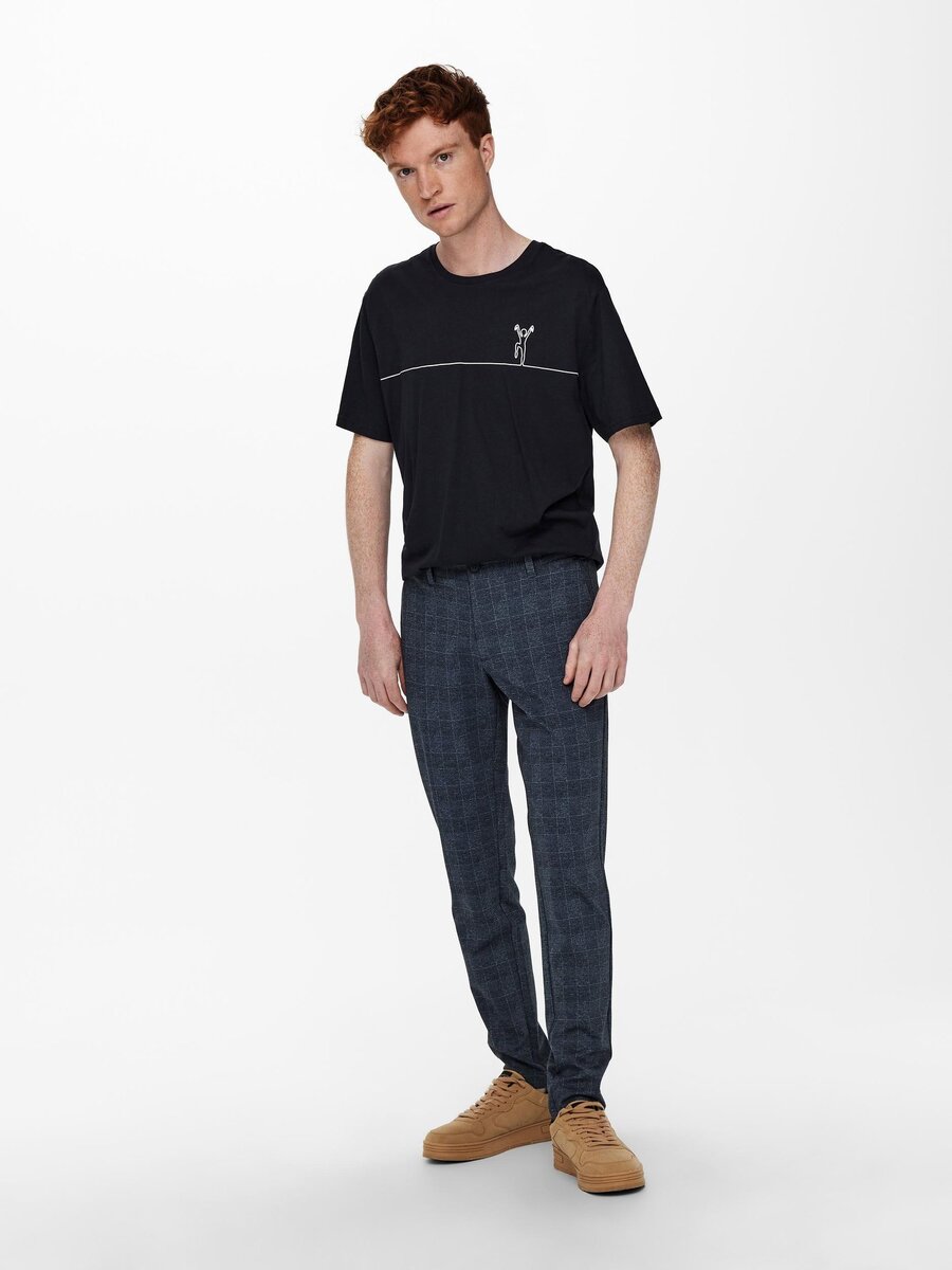 Broek van het merk Only & Sons in het Marine