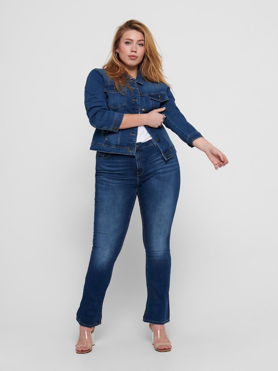 Jacket van het merk Only Carmakoma in het Jeans