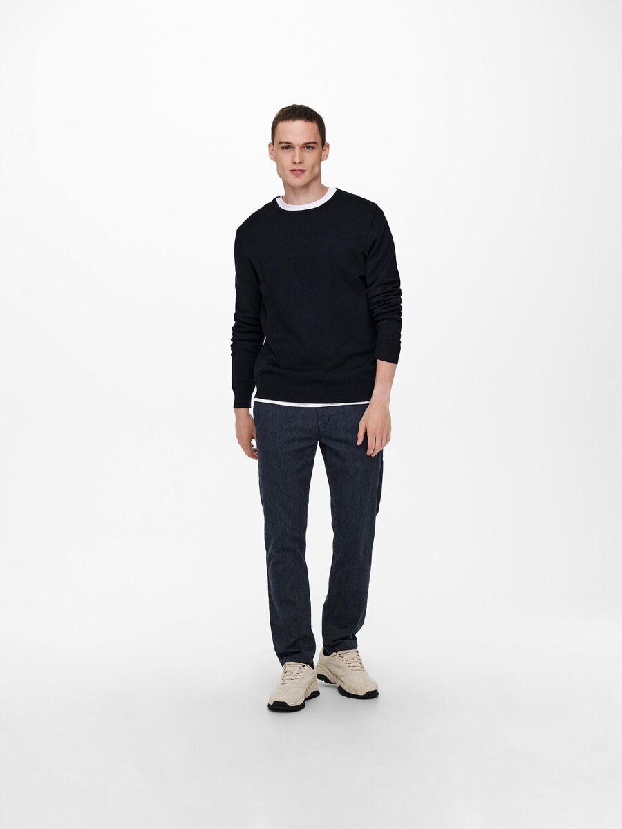 Pull van het merk Only & Sons in het Marine