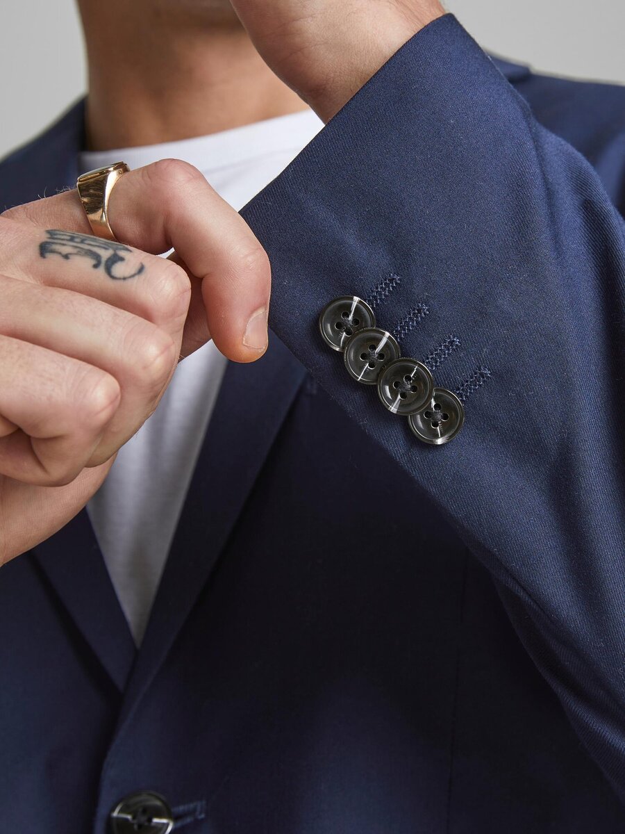 Blazer van het merk Jack & Jones Premium in het Marine