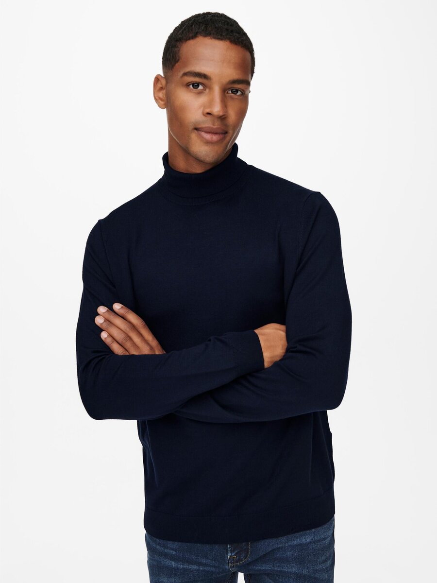 Pull van het merk Only & Sons in het Marine