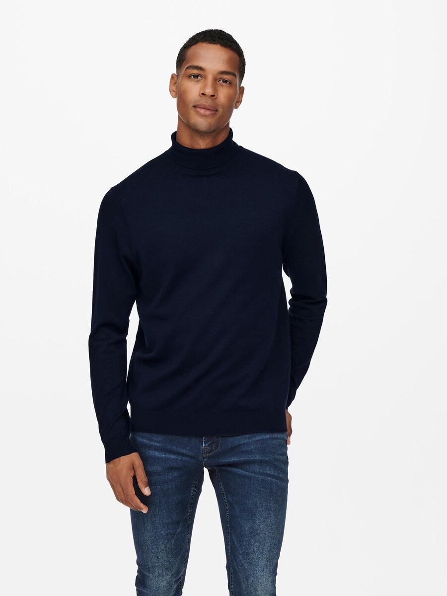Pull van het merk Only & Sons in het Marine