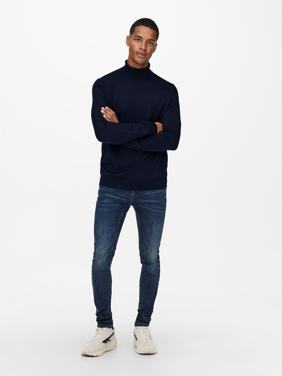 Pull van het merk Only & Sons in het Marine