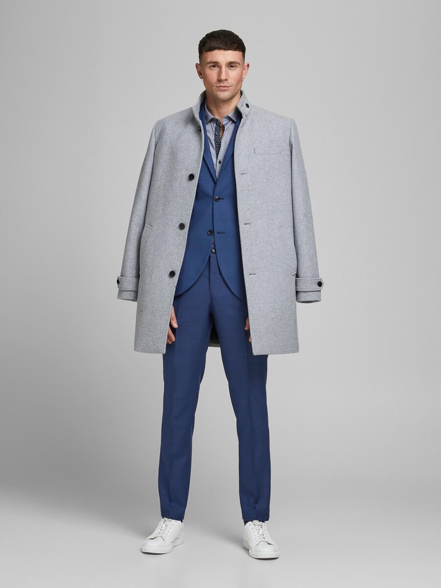 Blazer van het merk Jack & Jones Premium in het Marine