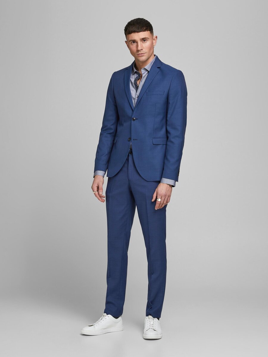 Blazer van het merk Jack & Jones Premium in het Marine