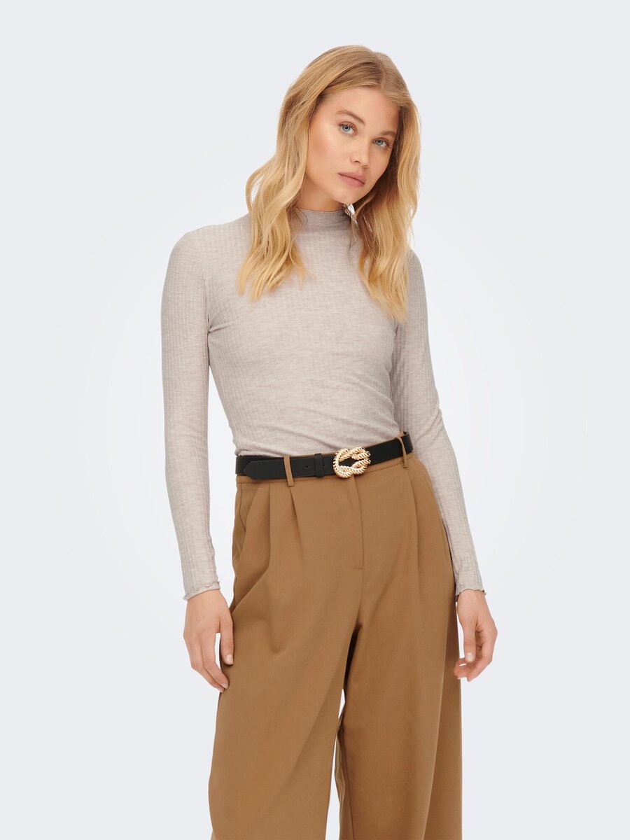 T-shirt van het merk Only in het Beige