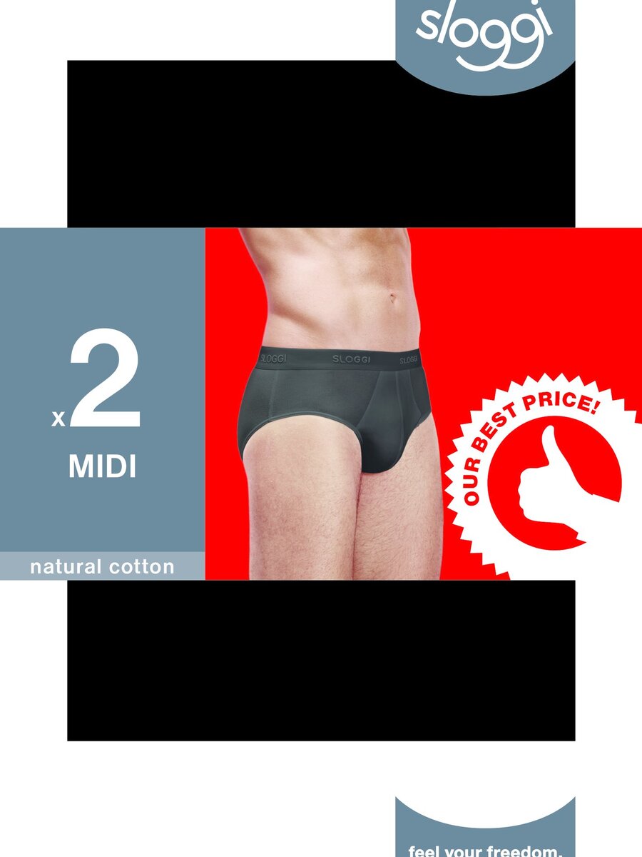 Slip van het merk Sloggi in het Zwart
