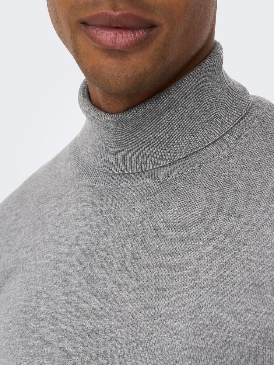 Pull van het merk Only & Sons in het Grijs
