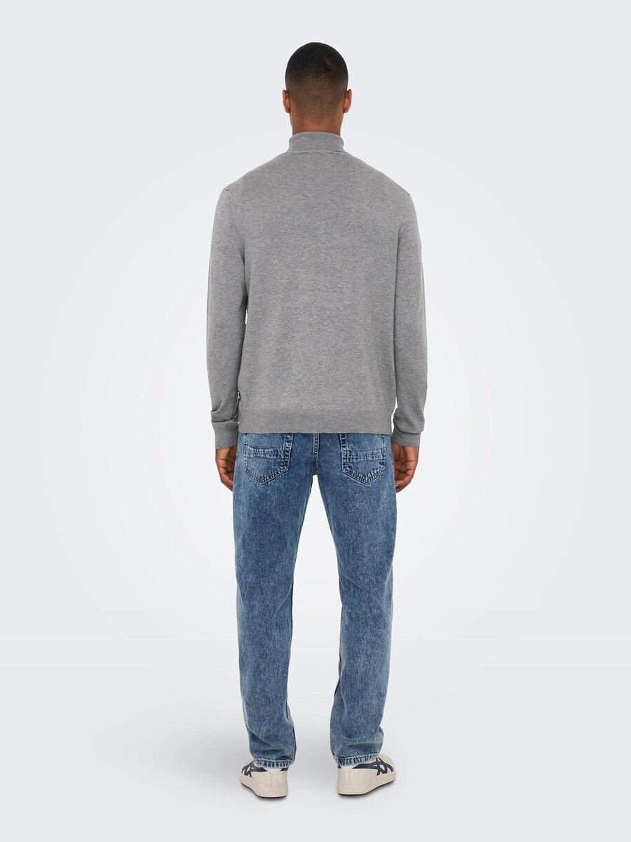 Pull van het merk Only & Sons in het Grijs