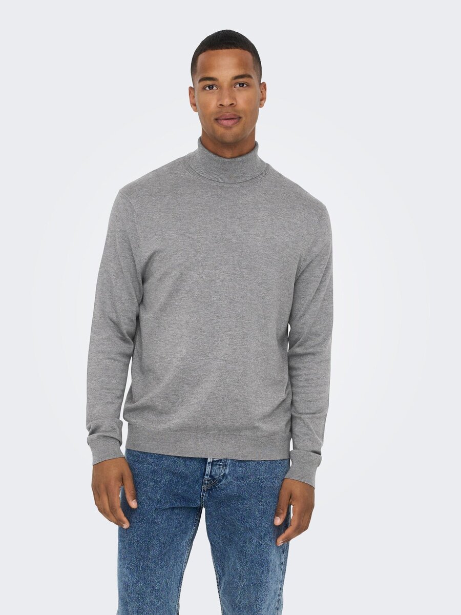 Pull van het merk Only & Sons in het Grijs
