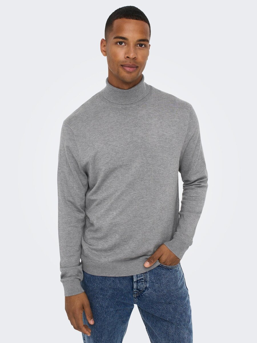 Pull van het merk Only & Sons in het Grijs