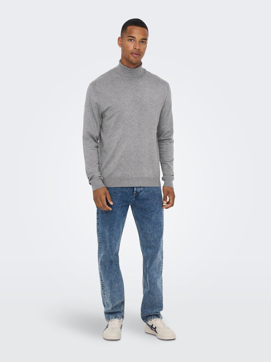 Pull van het merk Only & Sons in het Grijs