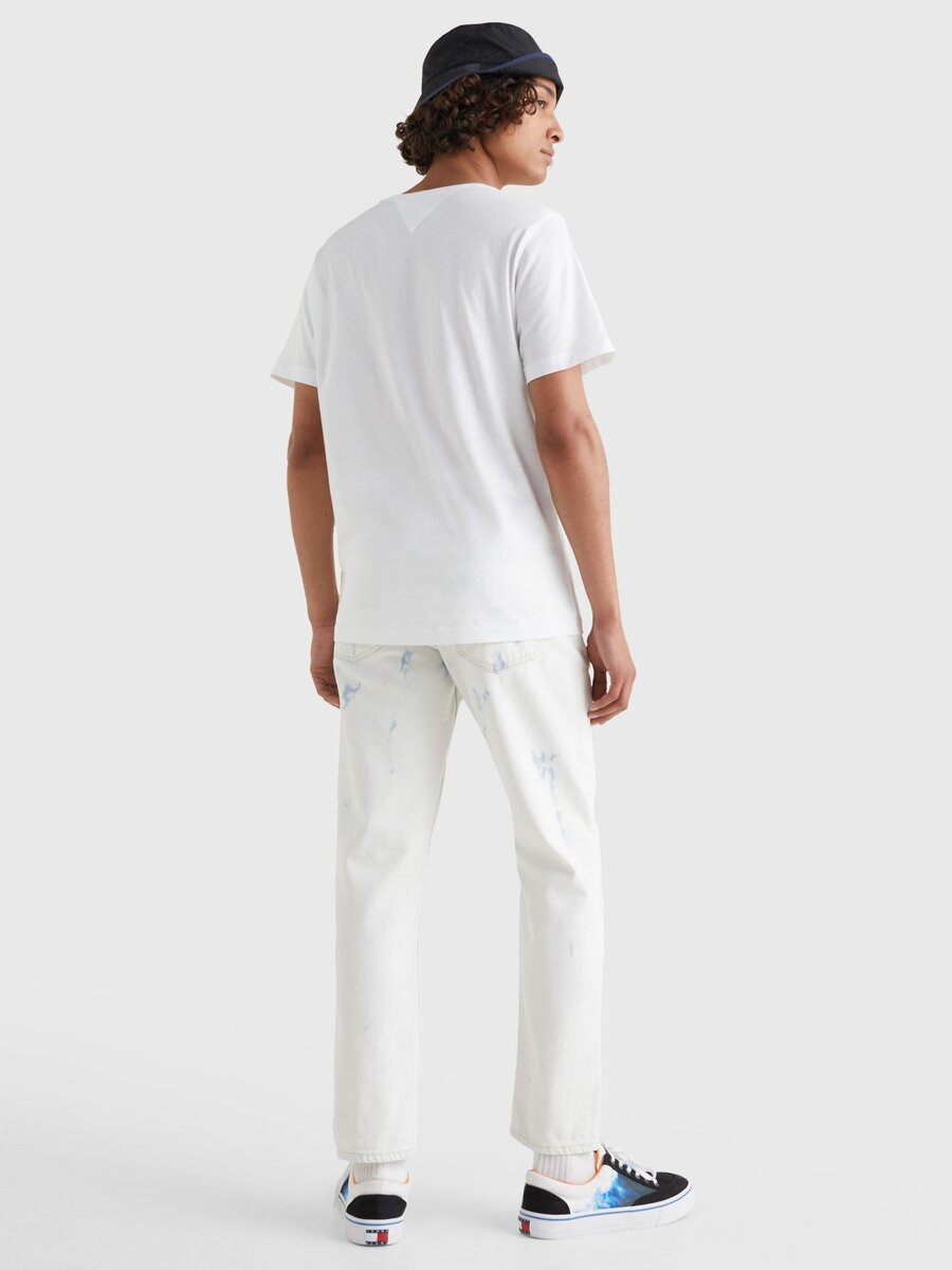 T-shirt van het merk Tommy Jeans in het Wit