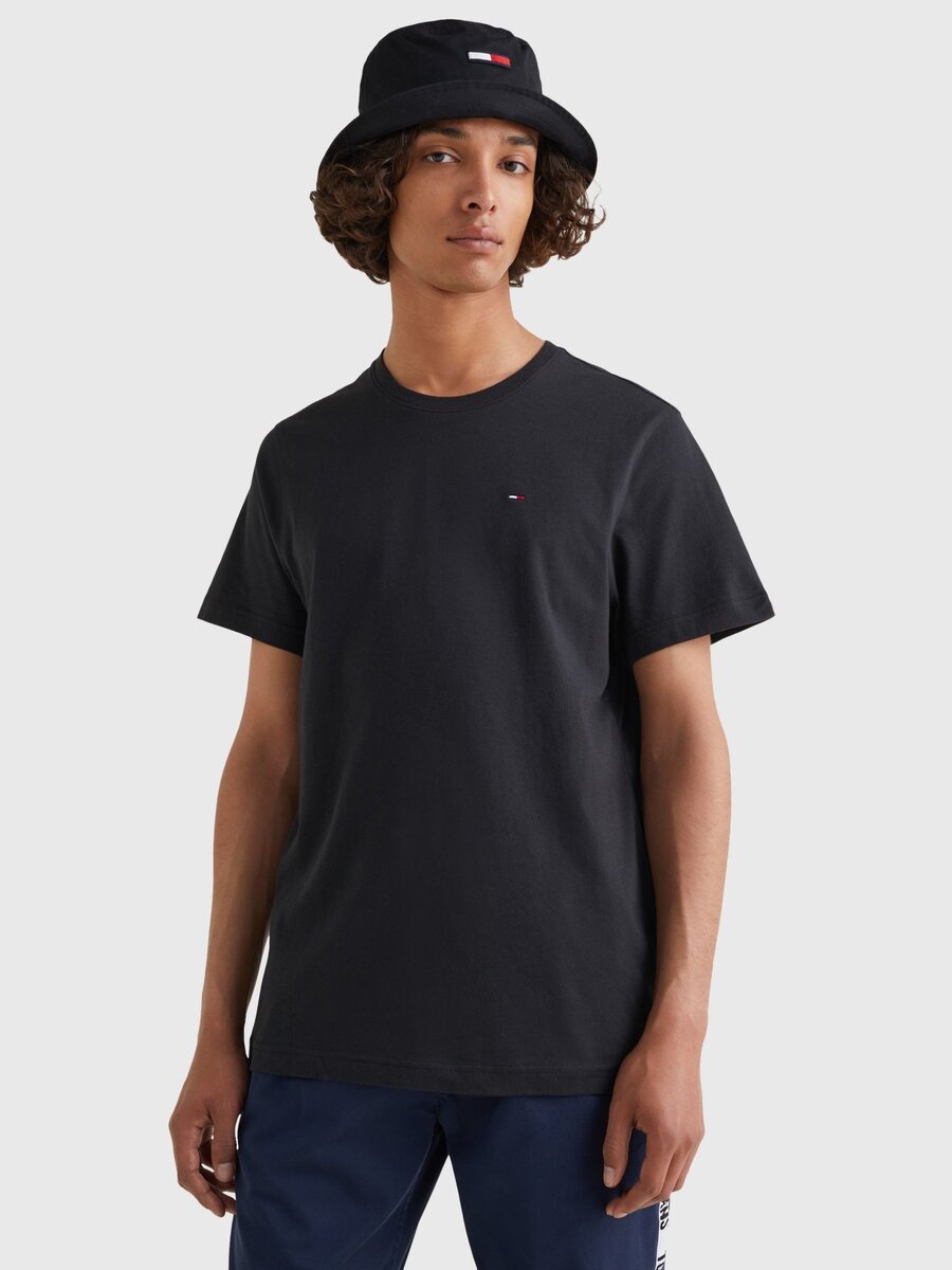 T-shirt van het merk Tommy Jeans in het Zwart