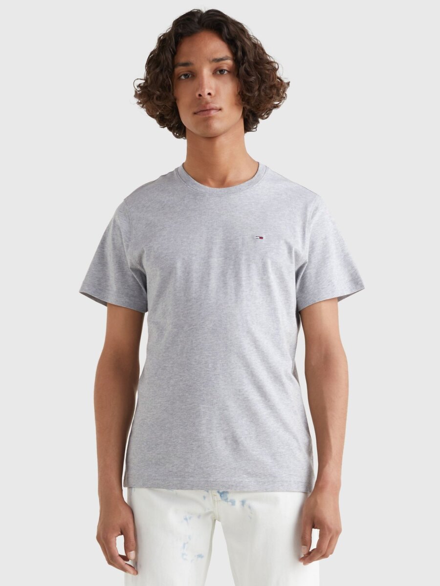 T-shirt van het merk Tommy Jeans in het Grijs