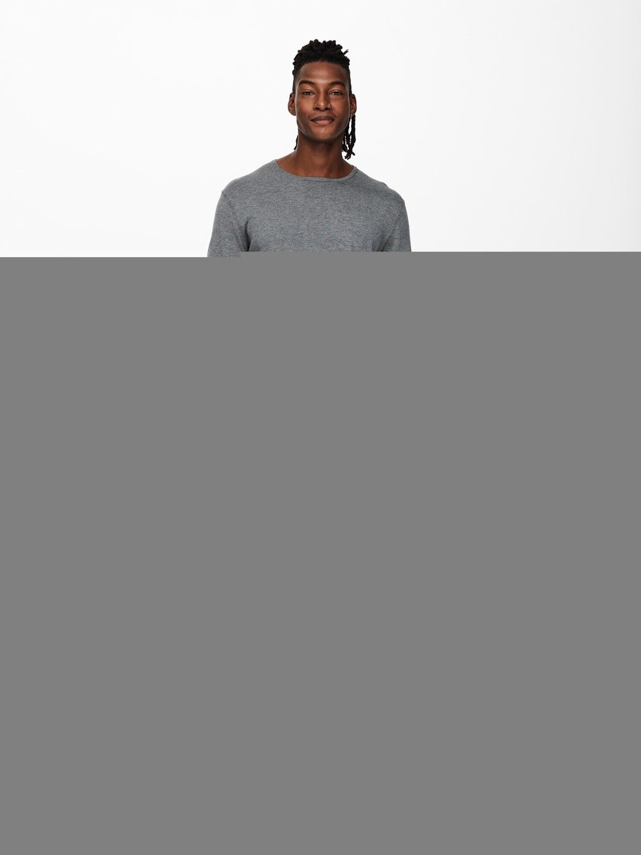 Pull van het merk Only & Sons in het Grijs