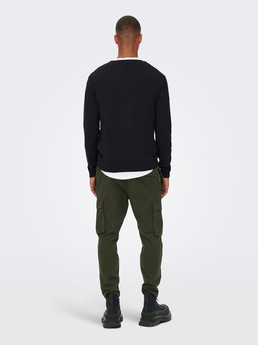 Pull van het merk Only & Sons in het Zwart