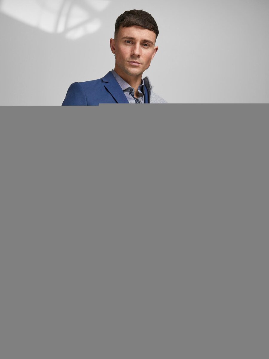 Blazer van het merk Jack & Jones Premium in het Marine