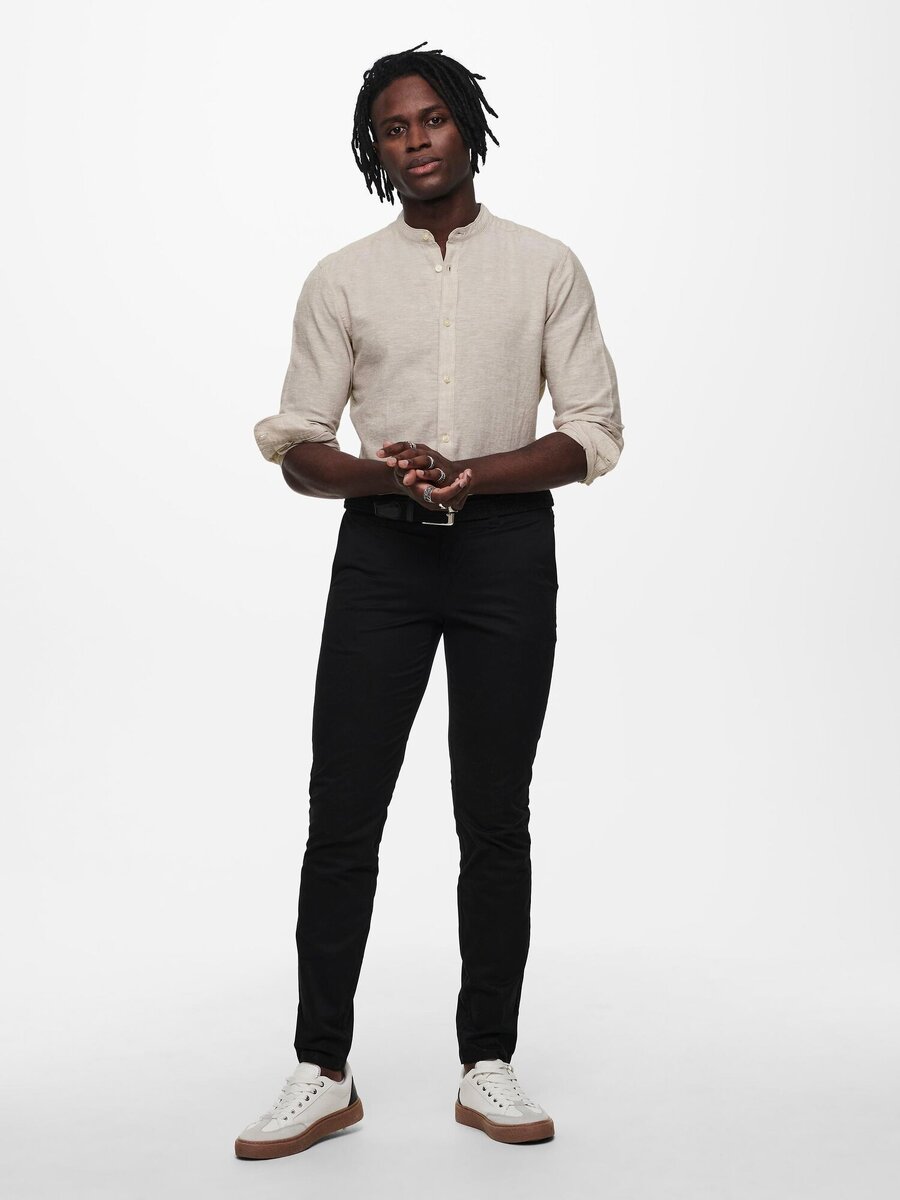 Hemd van het merk Only & Sons in het Beige