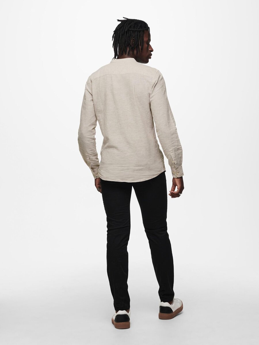 Hemd van het merk Only & Sons in het Beige