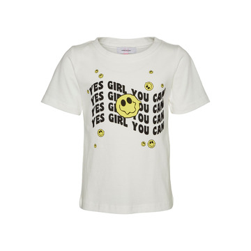 T-shirt van het merk Vero Moda Girl in het Wit