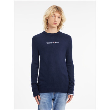 Sweater van het merk Tommy Hilfiger in het Marine