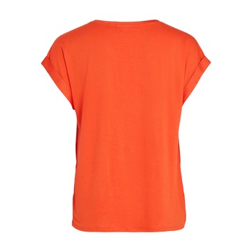 T-shirt van het merk Vila in het Oranje