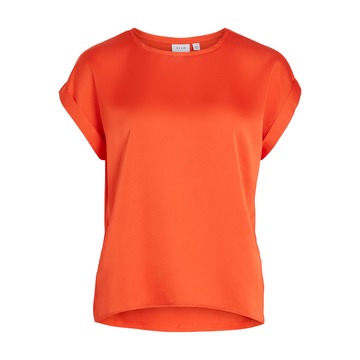 T-shirt van het merk Vila in het Oranje