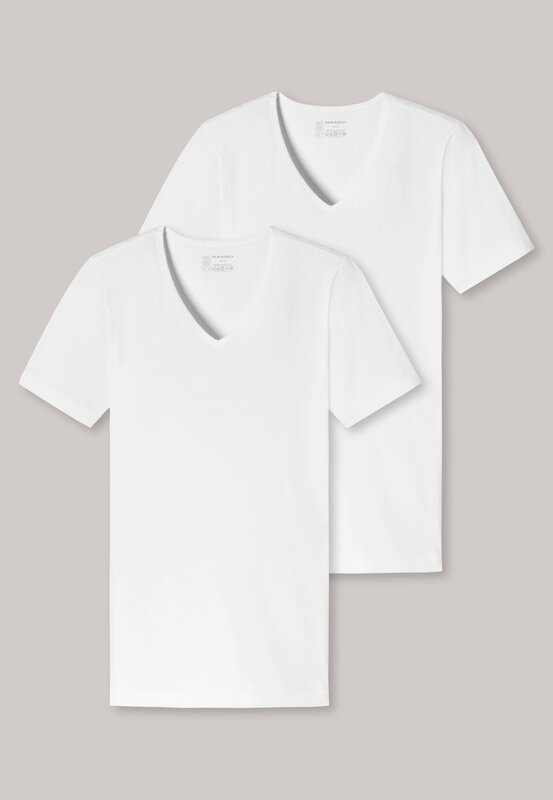 T-shirt van het merk Schiesser in het Wit