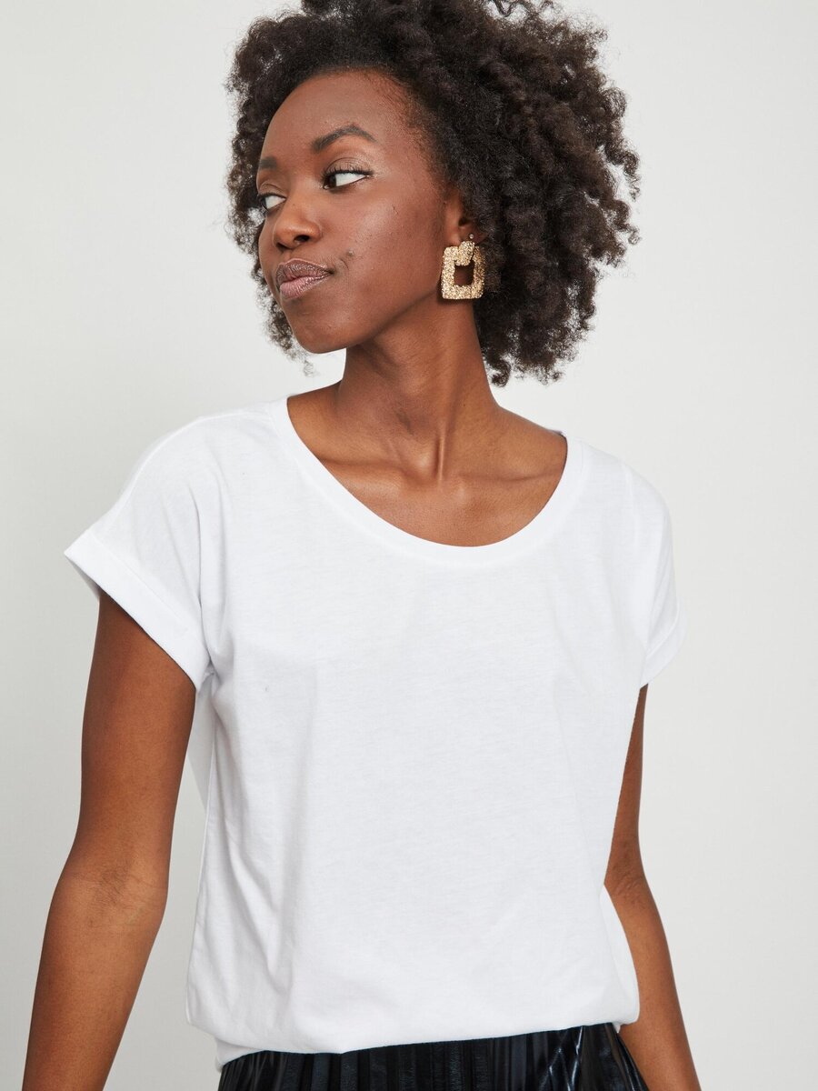 T-shirt van het merk Vila in het Wit