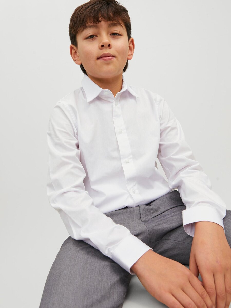 Hemd van het merk Jack & Jones Junior in het Wit