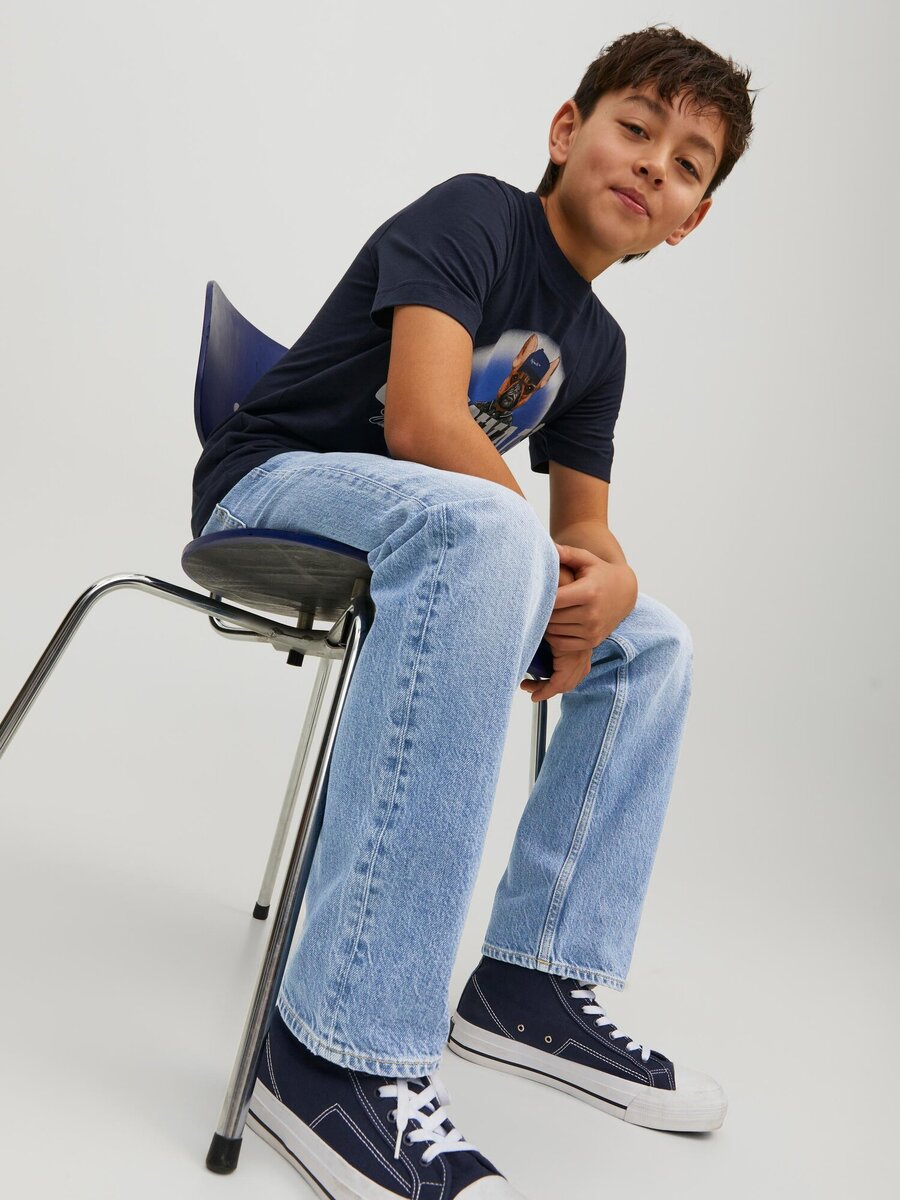 Broek van het merk Jack & Jones Junior in het Jeans