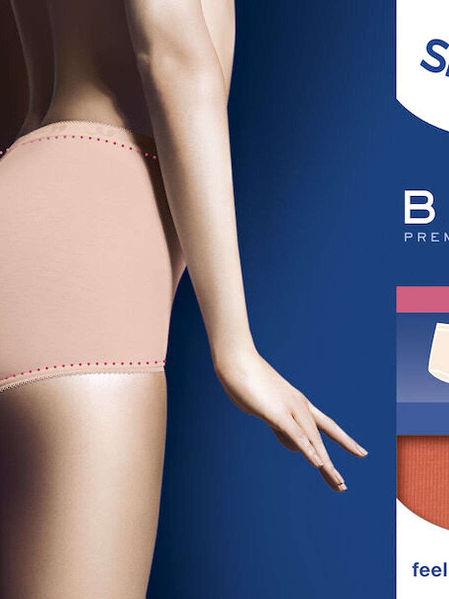 Slip van het merk Sloggi in het Beige