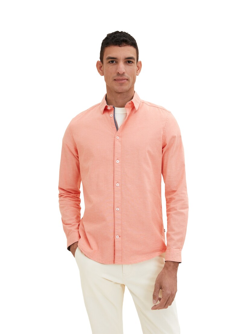 1034884 fitted stretch oxford shirt