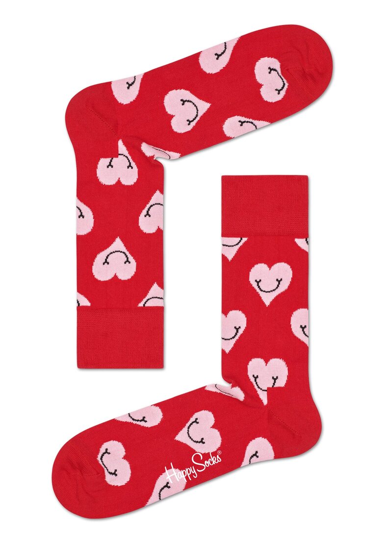 HS SMH01-4300 Smiley Heart Sock