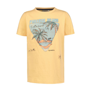 T-shirt van het merk Garcia in het Geel