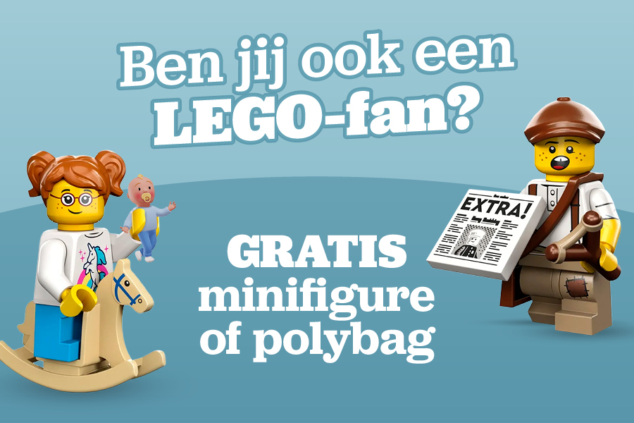 Gratis Lego Minifigure of Polybag!