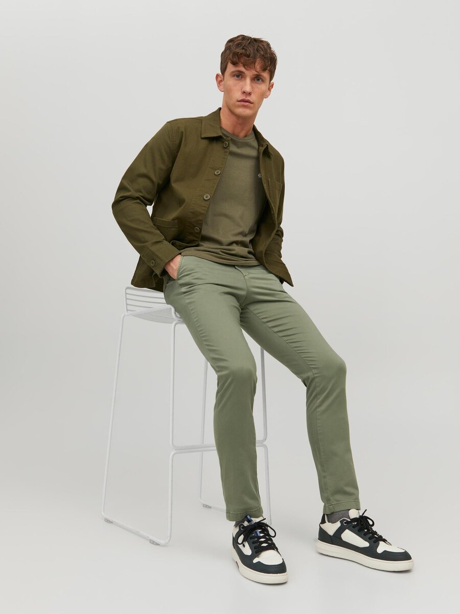 Broek van het merk Jack & Jones in het Kaki