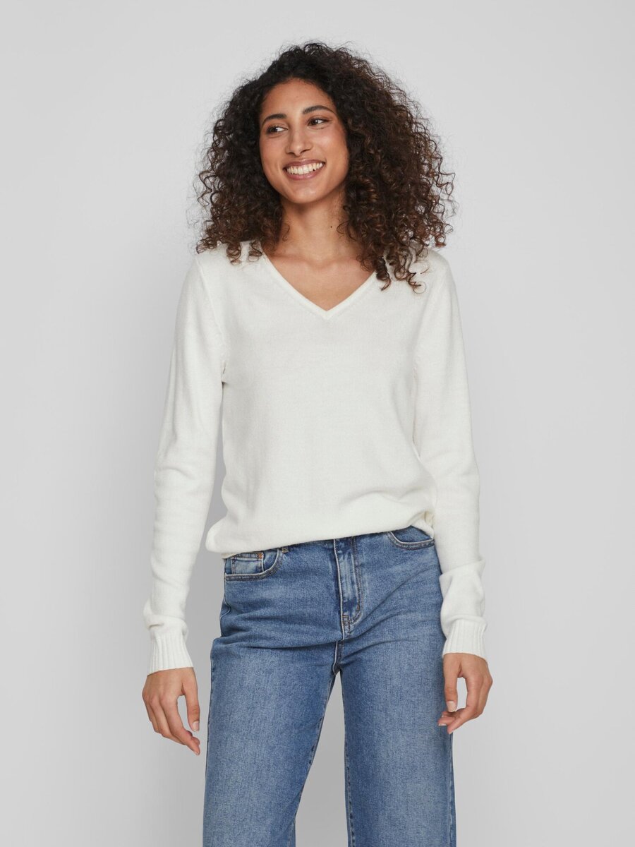 Pull van het merk Vila in het Wit